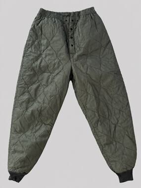 Vintage USAF Quilted Liner Military Surplus Thermal Joggers